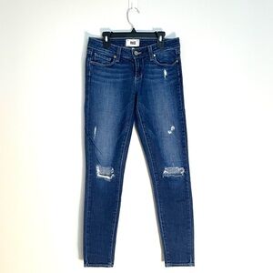 PAIGE Dark Blue Skinny Jeans Berdugo